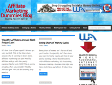 Tablet Screenshot of affiliatemarketingdummiesblog.info